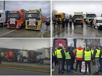 Nastavljena blokada teretnog saobraćaja na granicama Srbije i BiH, Crnogorci i Makedonci odustali