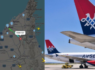 Avion iz Dubaija sletio u Beograd, skoro 42.000 ljudi pratilo let na Flight radaru