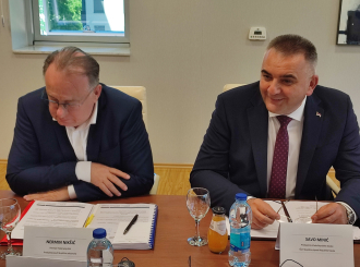 Minić i Nikšić na sjednici skupštine akcionara Elektroprenosa BiH