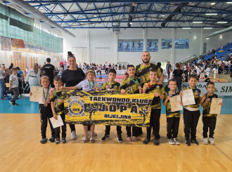 TKD „Jopa“ osvojio devet medalja na turniru „Orašje Open 2026“