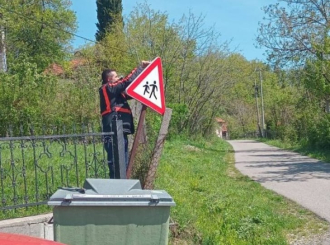 Vatrogasci obnovili saobraćajnu signalizaciju na Majevici