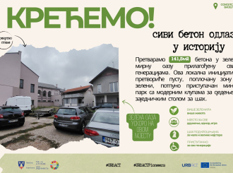Beton odlazi u istoriju - kod Sokolskog doma niče nov zeleni kutak