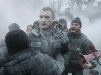 Kličko "ugašen" tokom protesta