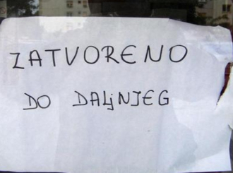 Trend zatvaranja malih preduzetničkih radnji