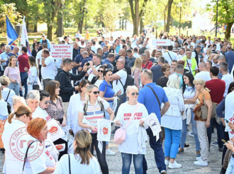 Protest u Banjaluci: Sindikalci traže povećanje plata