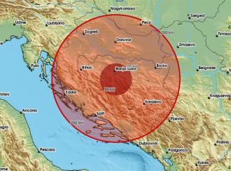 Novi zemljotres u BiH, treslo se u banjalučkoj regiji