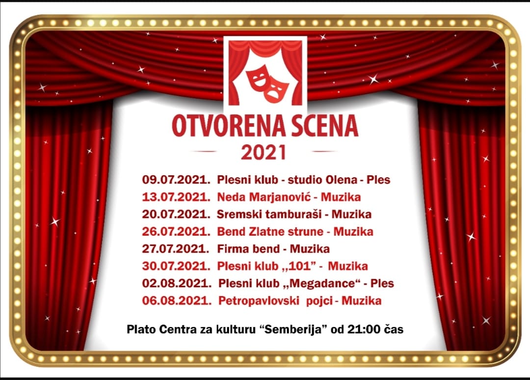 Bijeljina, Otvorena scena 2021. CZK Semberija