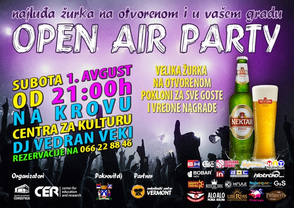 Bijeljina, Open Air Party CZK Semberija