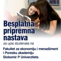 Bijeljina, Besplatna pripremna nastava za upis studenata Slobomir P Univerzitet 
