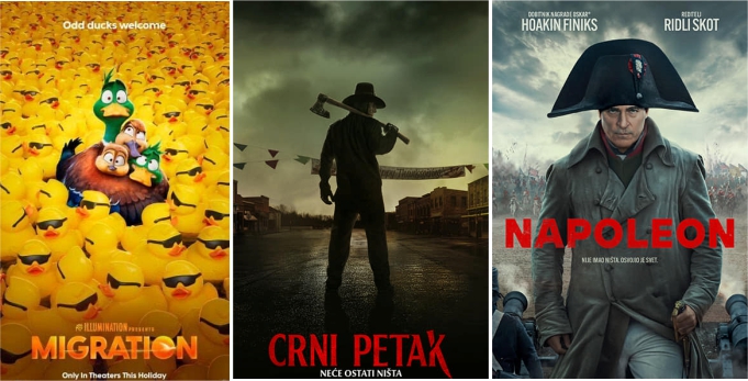 Bijeljina, Projekcije filmova: Pačija posla, Crni petak i Napoleon CZK Semberija