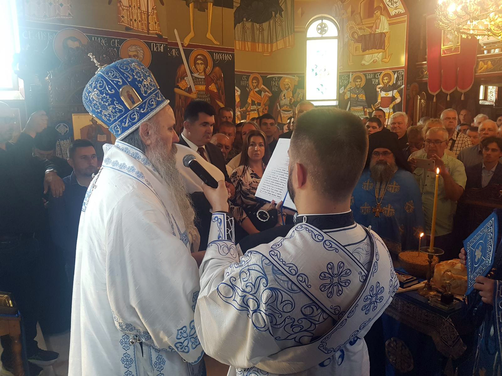 Replika čudotvorne ikone Pećke Krasnice u hramu na Majevici FOTO