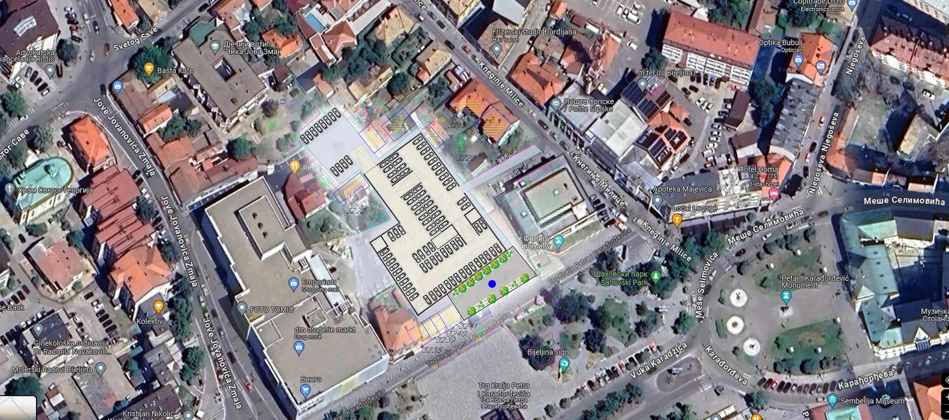 Vladimir Sarić: Realizacijom prijedloga RSS, Bijeljina bi dobila 370 novih parking mjesta FOTO