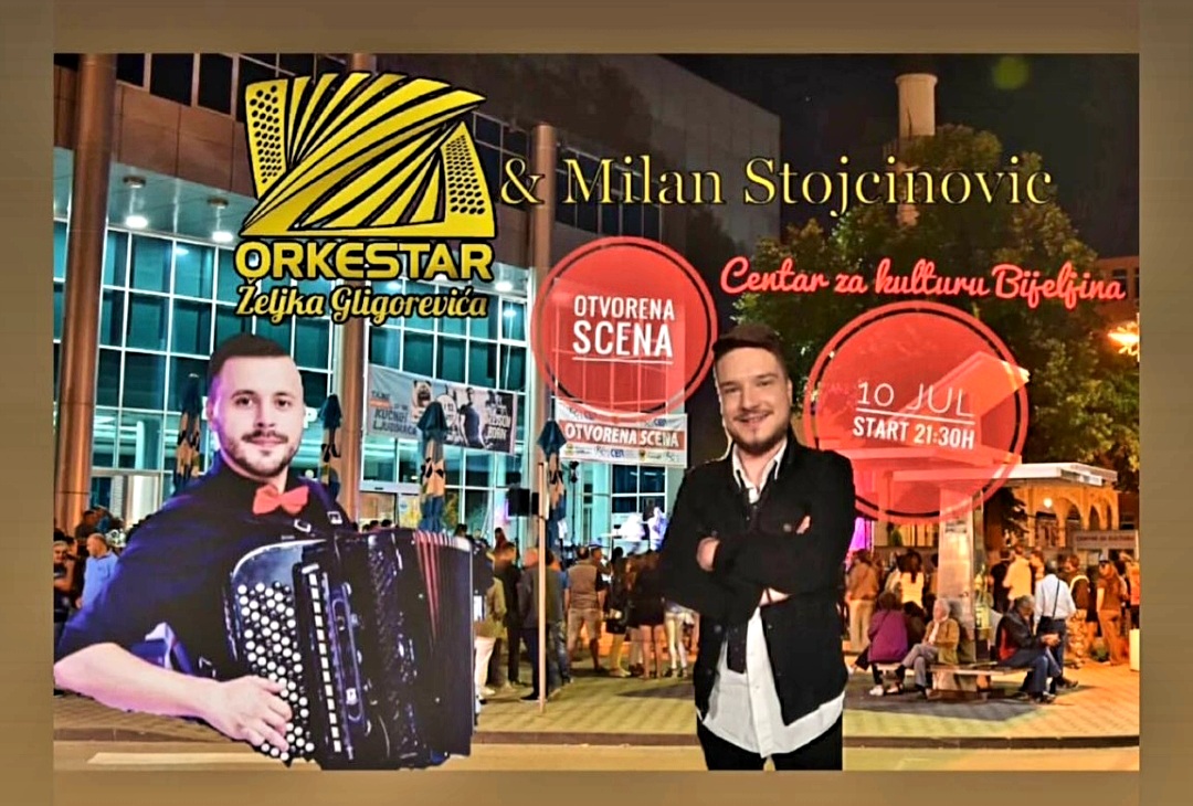 Milan Stojčinović večeras na Otvorenoj sceni 