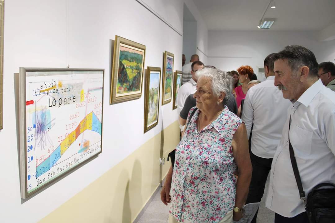 Izložba slika, predstavljanje knjige i predavanje u Centru za kulturu Lopare