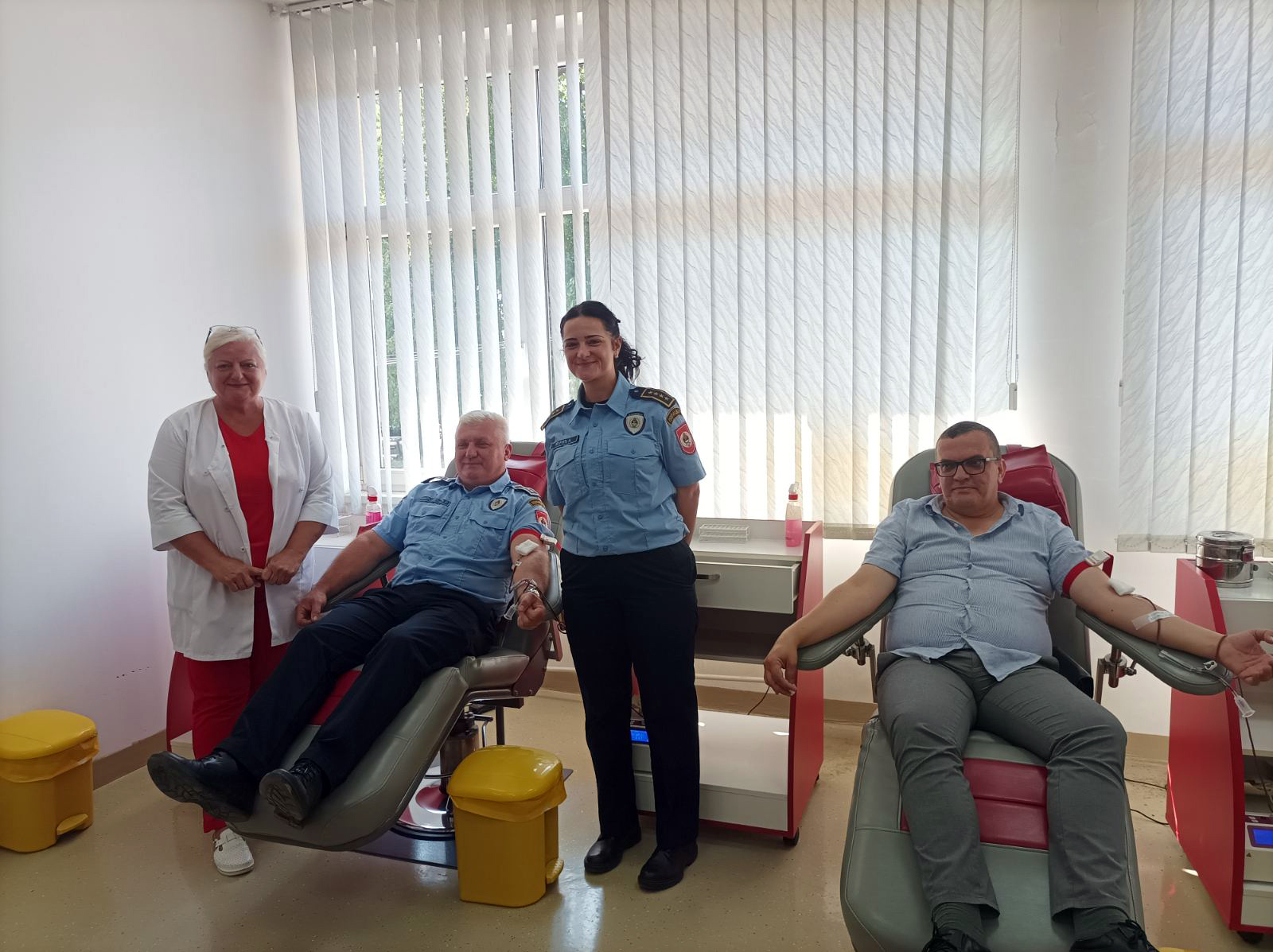 U dvodnevnoj humanoj akciji PU Bijeljina 60 dobrovoljnih davalaca krvi