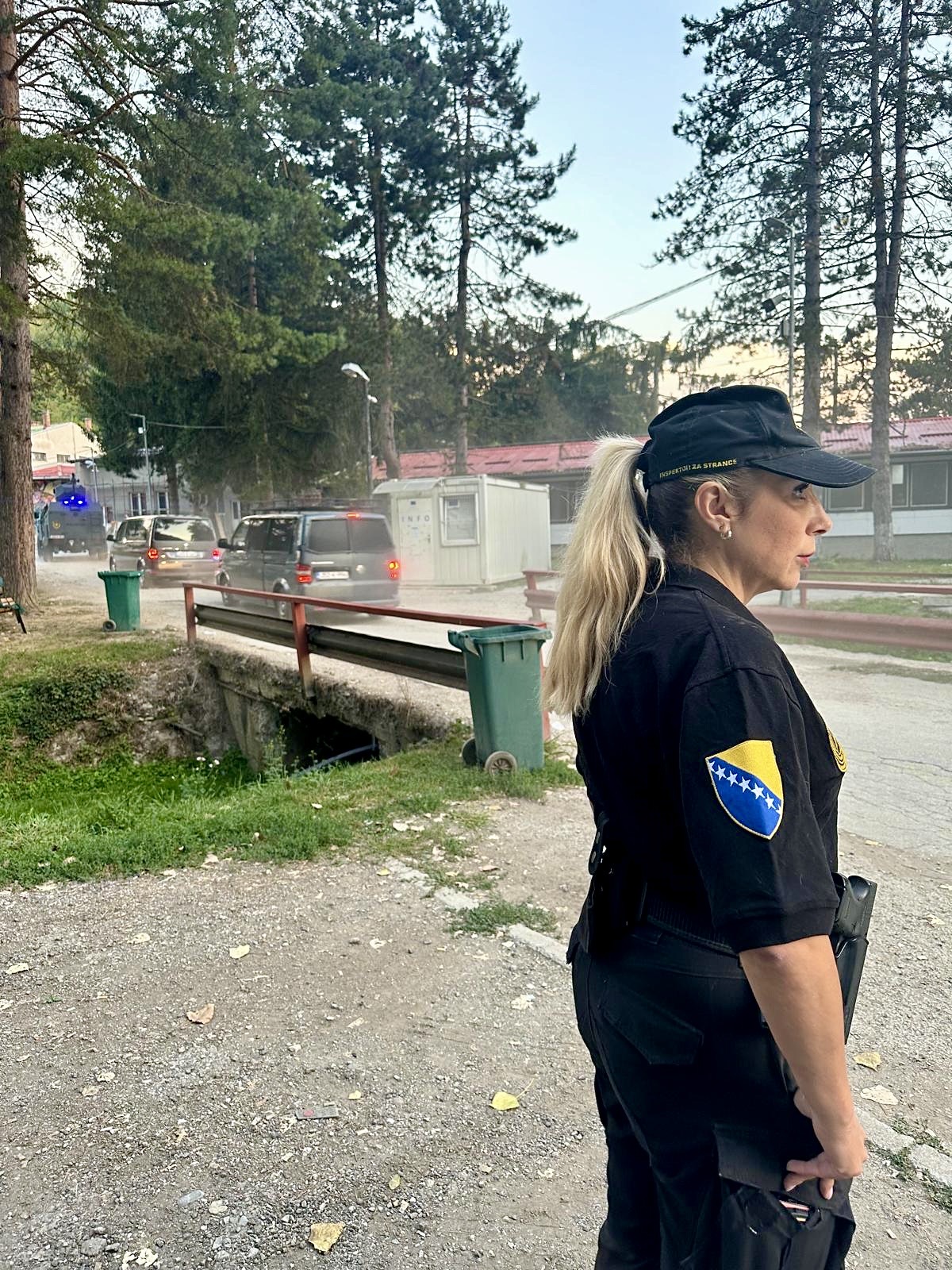 Racija u Privremenom prihvatnom centra Blažuj