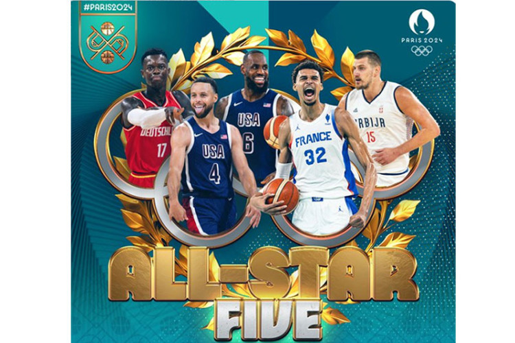 FIBA saopštila: Ovo je najbolja petorka Olimpijskih igara