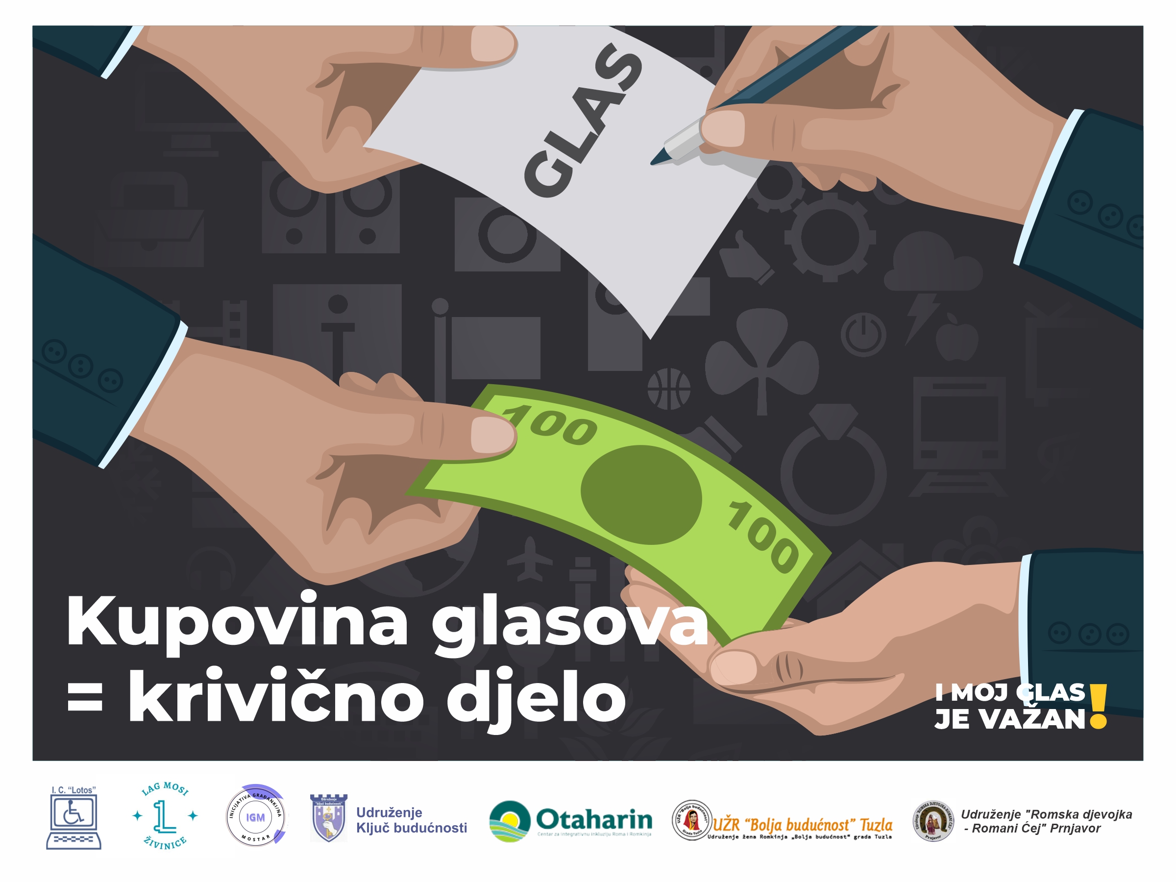 Kampanja "I moj glas je važan" podiže svijest o pravu na slobodno glasanje u marginalizovanim grupama