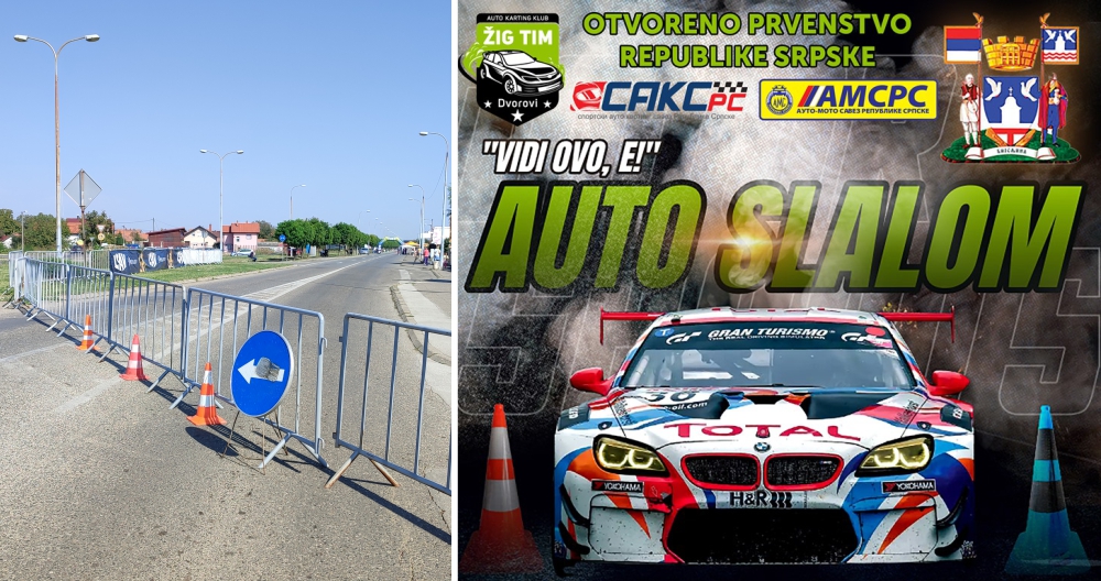Bijeljina: Sutra obustava saobraćaja zbog auto-slalom trke