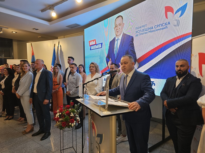 Pokret "Uspješna Srpska dr Zlatko Maksimović" predstavio kandidatsku listu: U KOALICIJI S NARODOM!