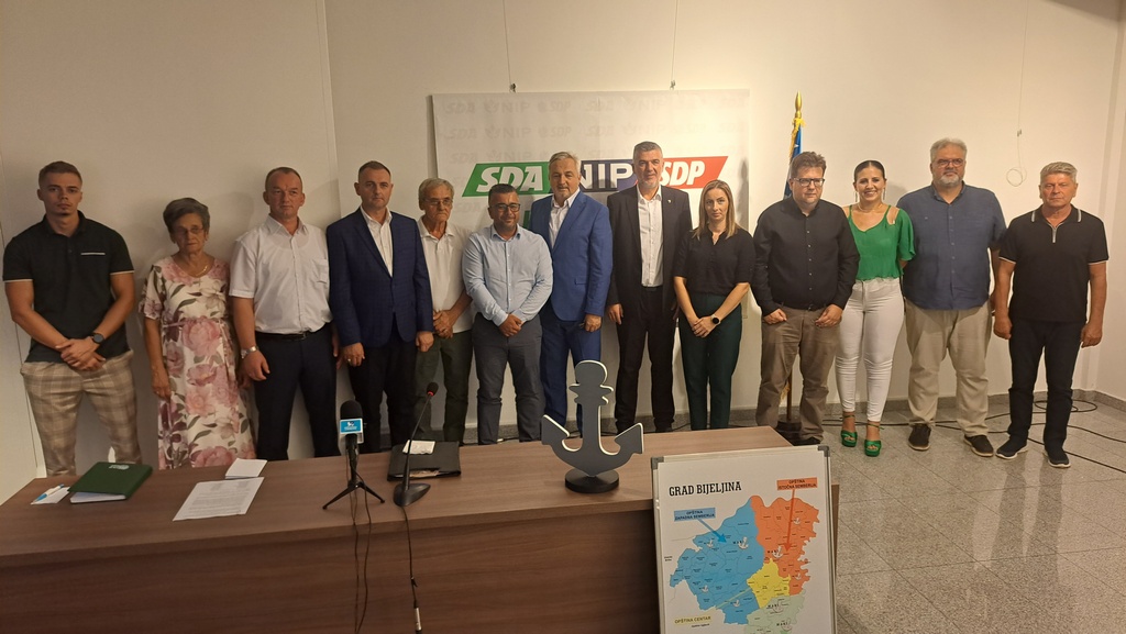 Koalicija SDA-NIP-SDP predstavila kandidate za lokalne izbore