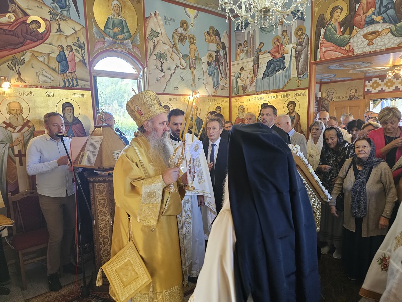 Mitropolit Fotije u manastiru Sveti Aleksandar Nevski u Ugljeviku: Ova svetinja čuva ljubav između ruskog i srpskog naroda