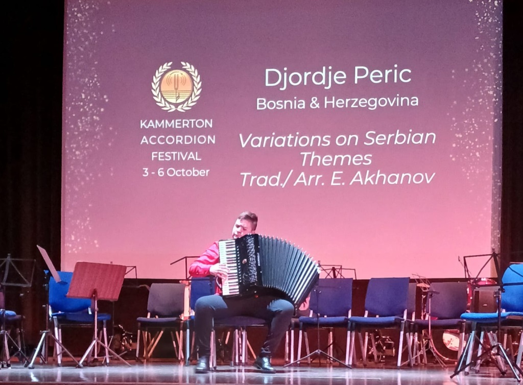Đorđe Perić nastupio u sali Kraljice Silvije u Stokholmu