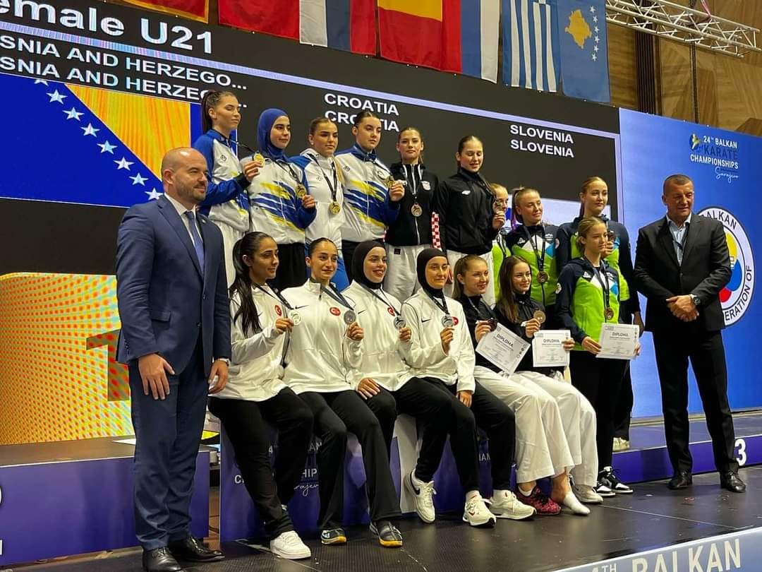 Veliki uspjeh bijeljinskih karatista: Mia Milica Vujić vicešampion Balkana