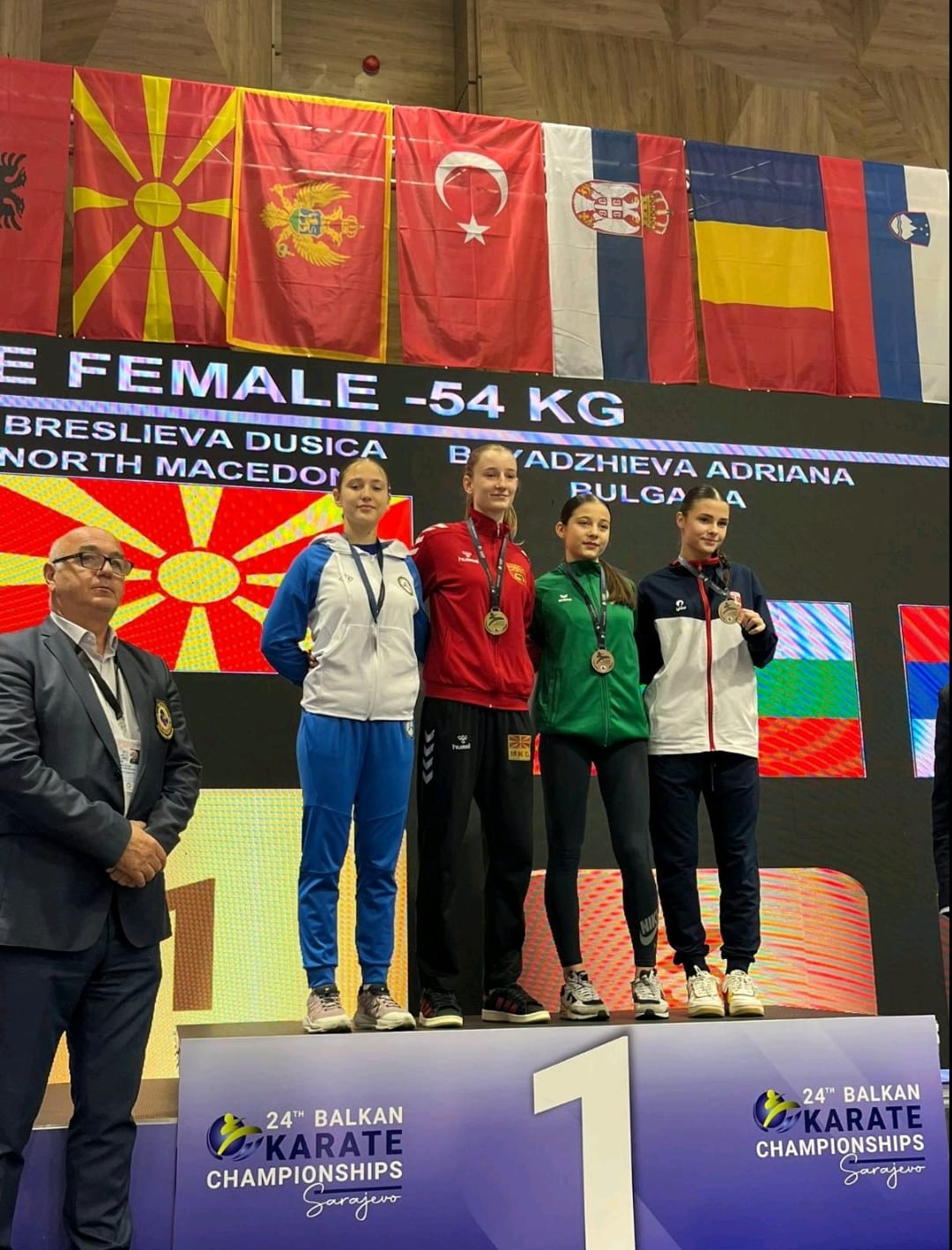 Veliki uspjeh bijeljinskih karatista: Mia Milica Vujić vicešampion Balkana