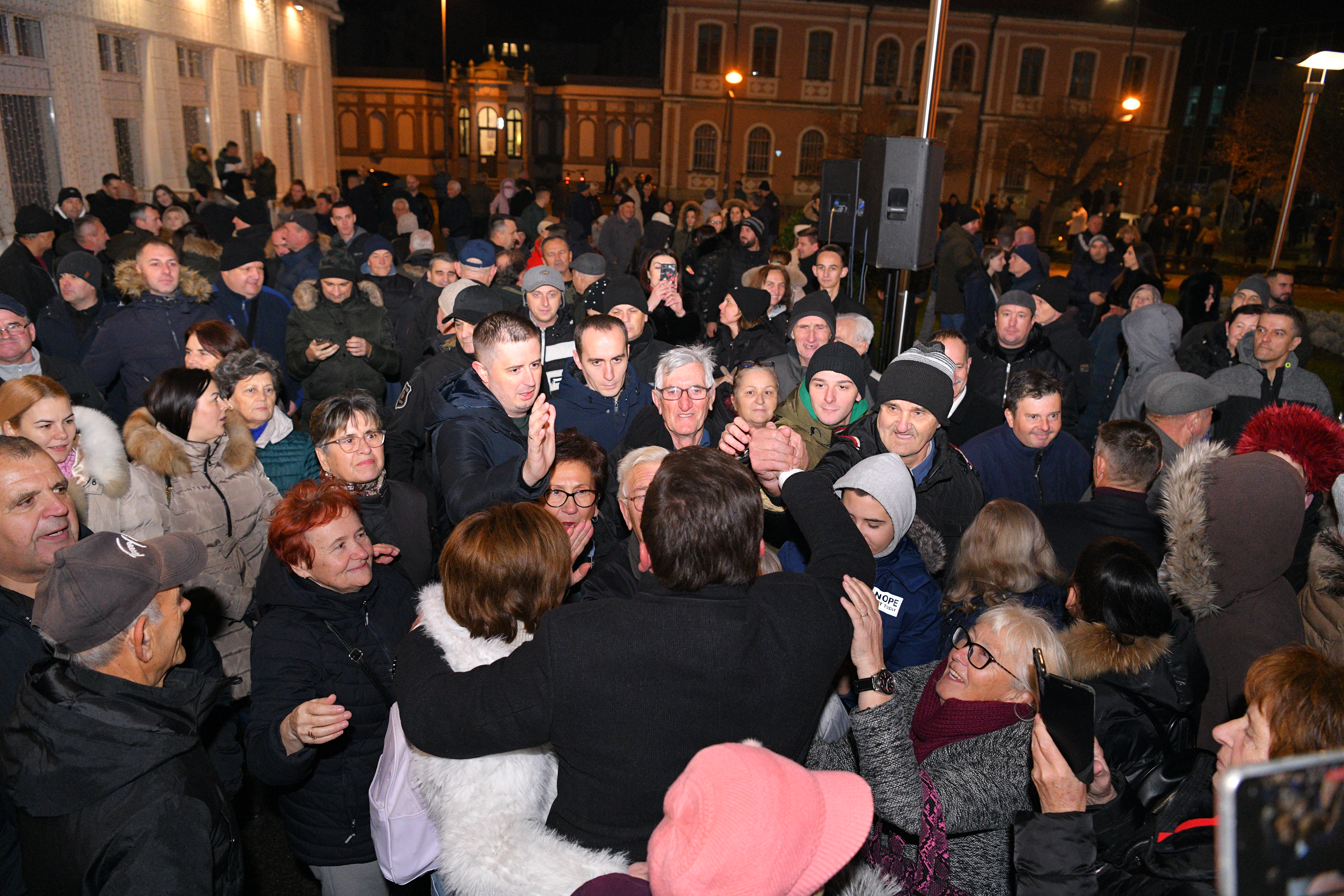U Bijeljini održan protestni skup FOTO