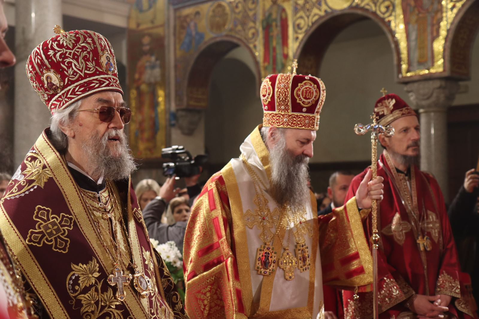 Patrijarh Porfirije služi liturgiju u hramu Hrista Spasitelja u Banjaluci