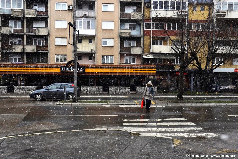 Bijeljina: Jutro toplo, tokom dana naglo zahlađenje i snijeg