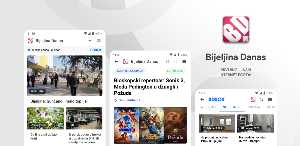 Nova aplikacija portala Bijeljina Danas dostupna na Google Play-u! 📲🚀
