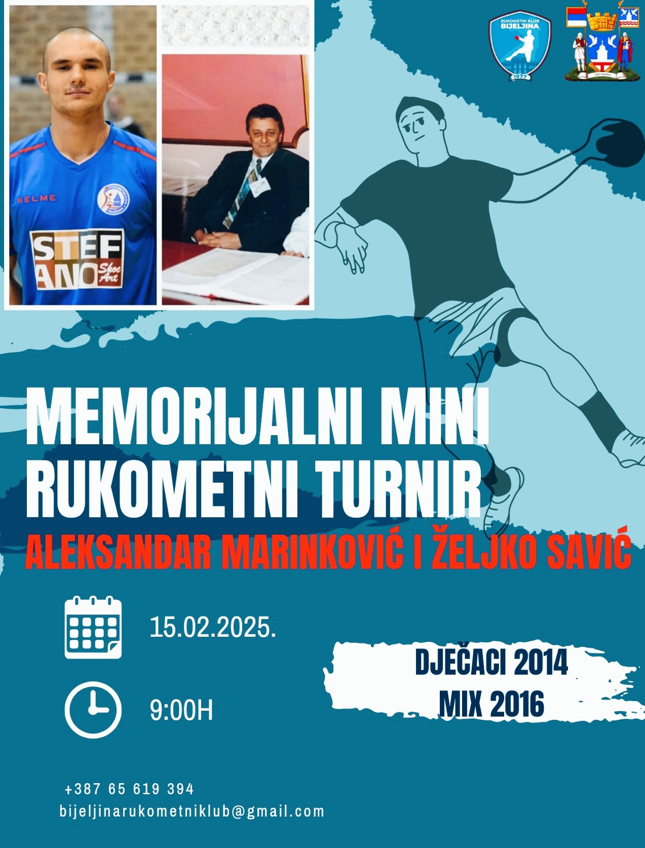 U subotu Memorijalni turnir u čast Željka Savića i Aleksandra Marinkovića