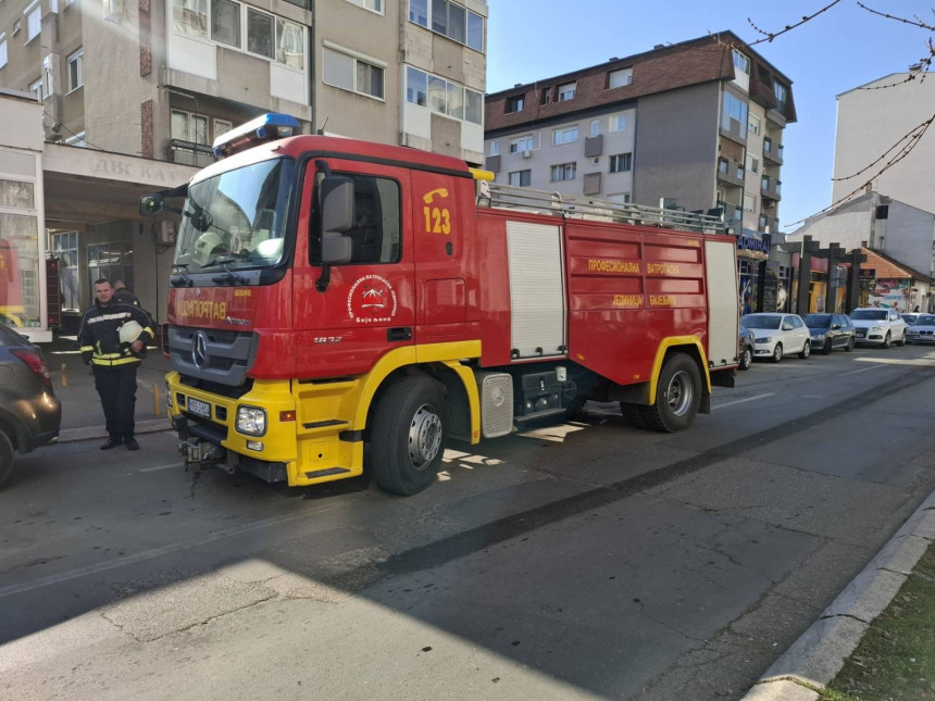 Požar u Bijeljini u centru grada, nema povrijeđenih