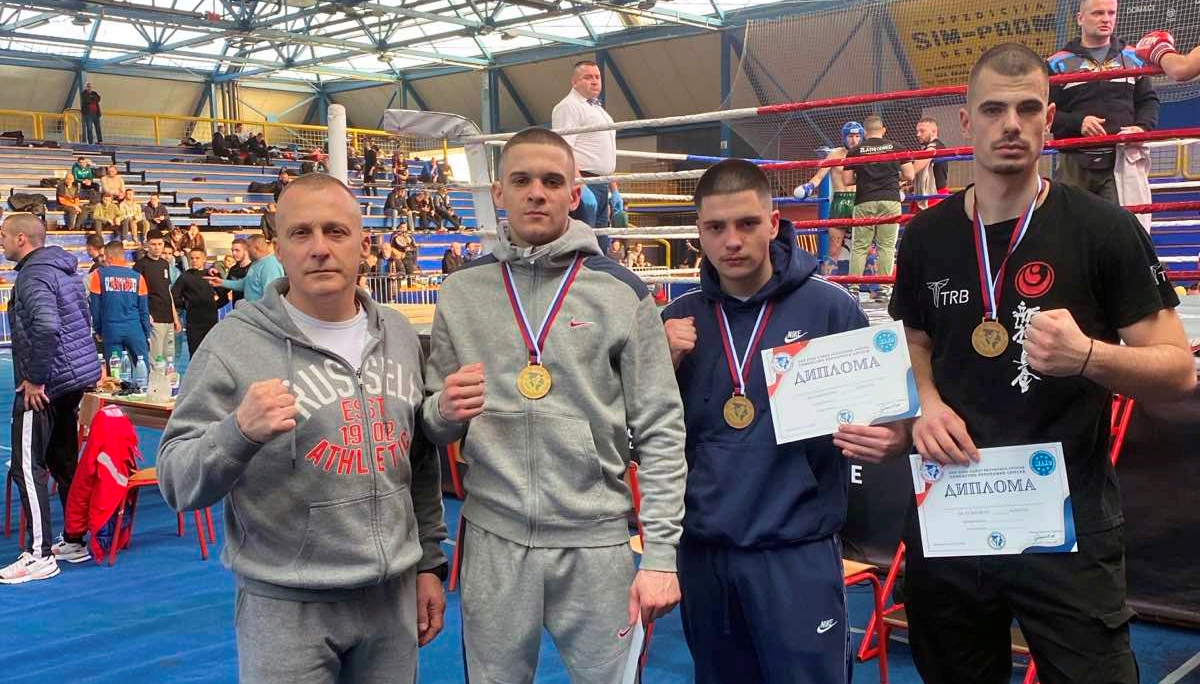 Tri zlatne medalje za kik-boksere Kluba borilačkih sportova "TRB" Bijeljina