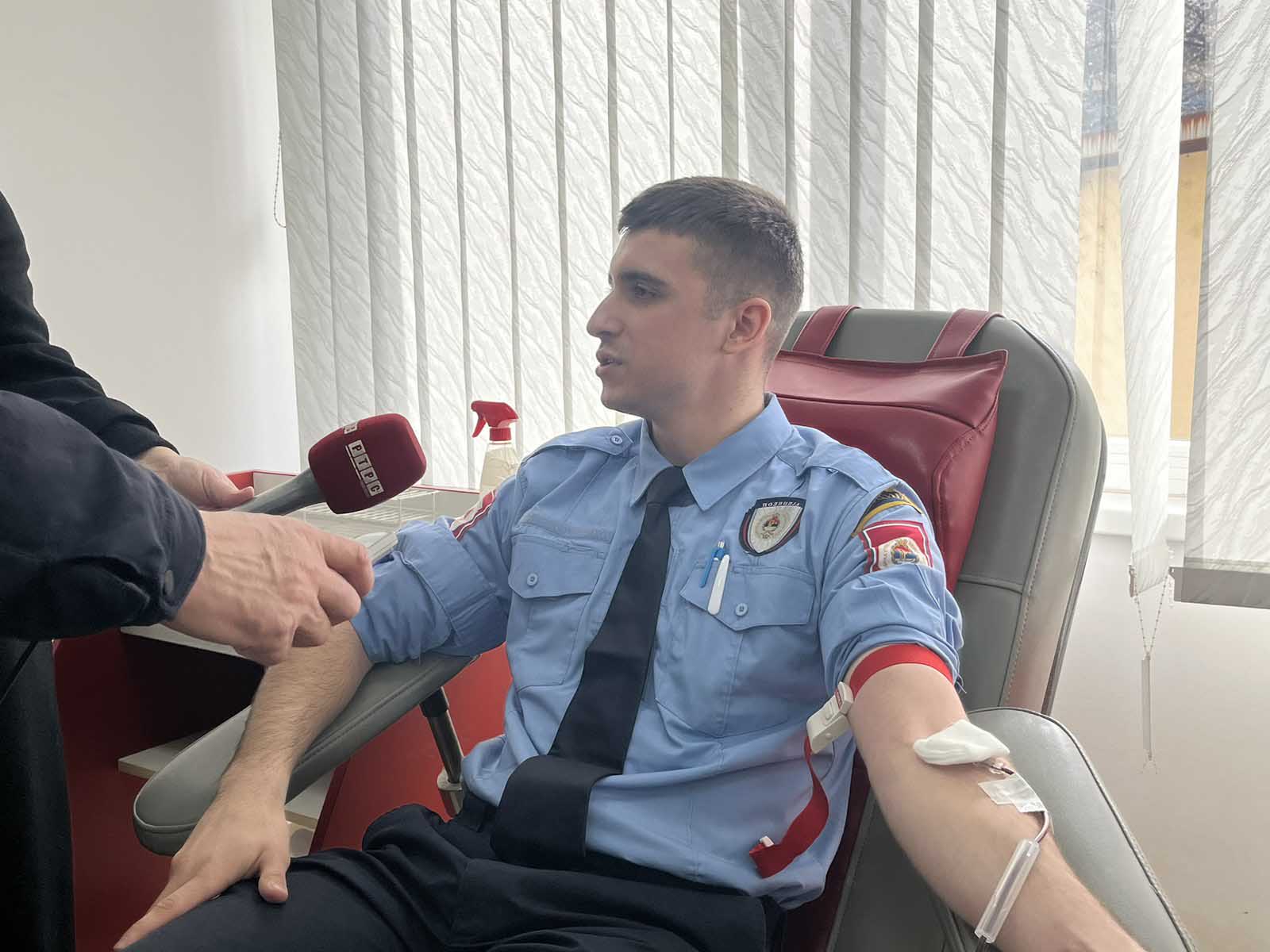 Bijeljina: Više od 60 policajaca u akciji dobrovoljnog davanja krvi