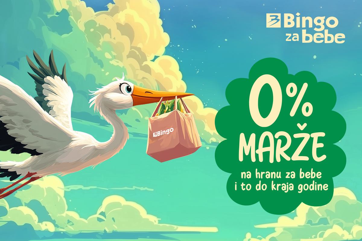 “Bingo za bebe” treću godinu zaredom donosi 0% marže na hranu za najmlađe!