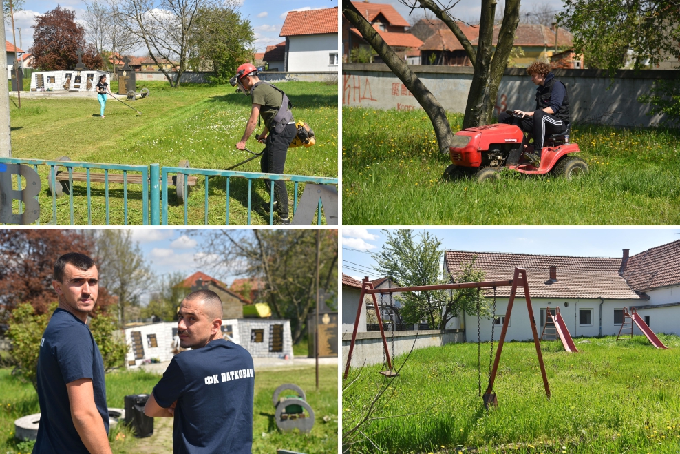 Mještani Patkovače uredili park u centru sela