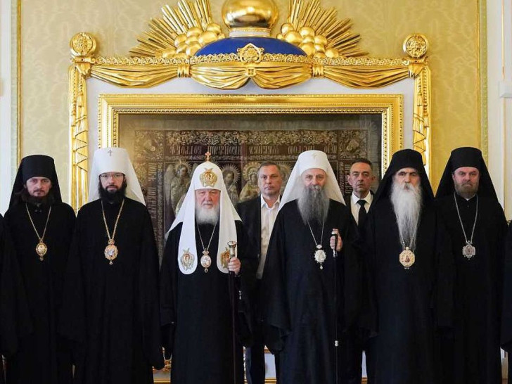 Moskva: Patrijarh Porfirije na sastanku sa patrijarhom Kirilom