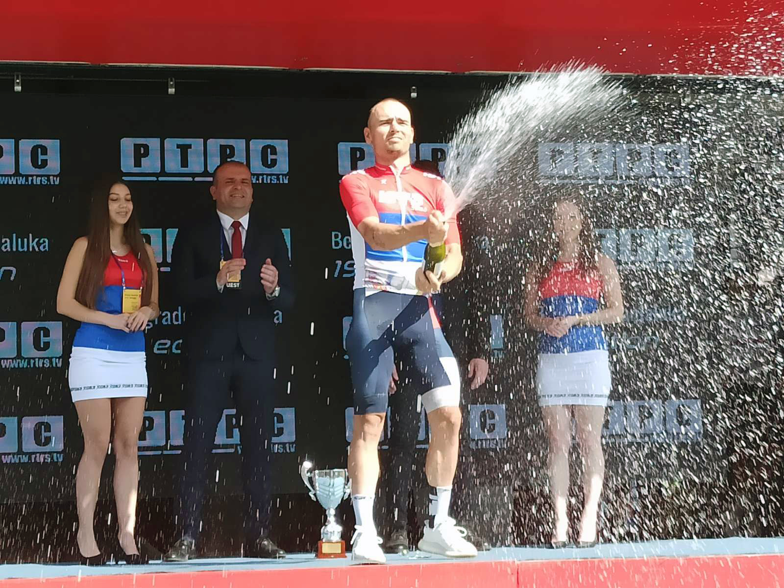 Dušan Rajović pobjednik druge etape bicilističke trke "Beograd-Banjaluka"