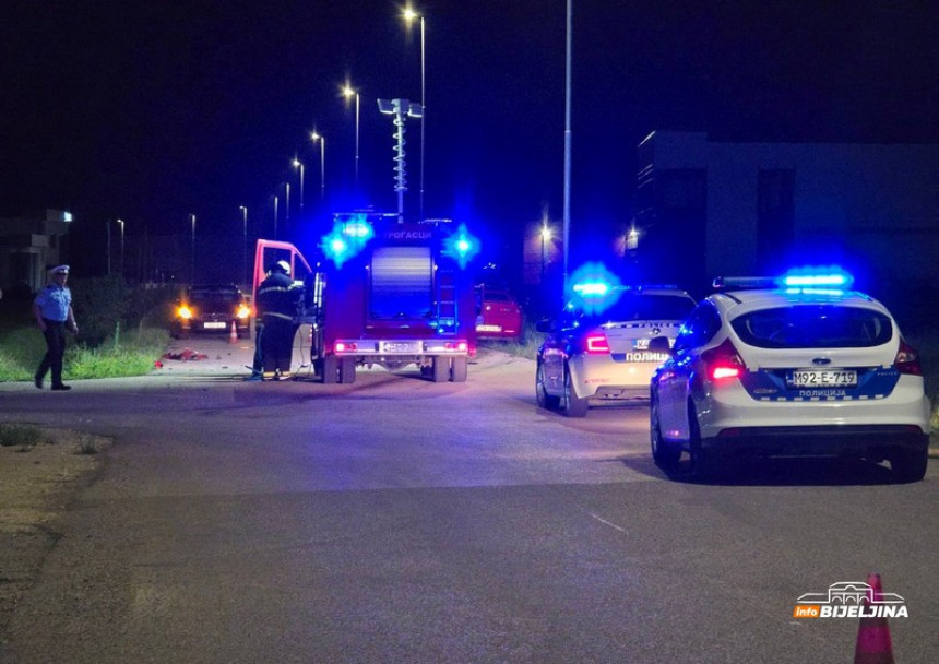 Udes u Bijeljini: Vozilo na krovu, tri lica povrijeđena
