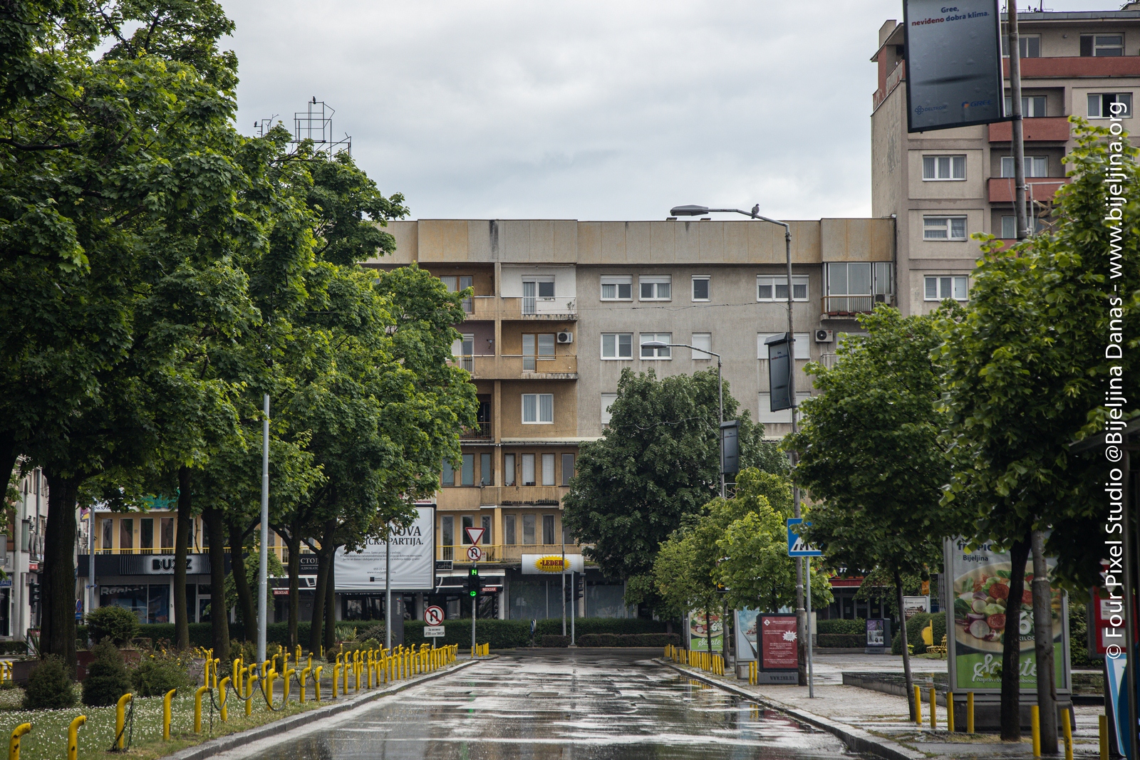 Bijeljina: Oblačno sa kišom