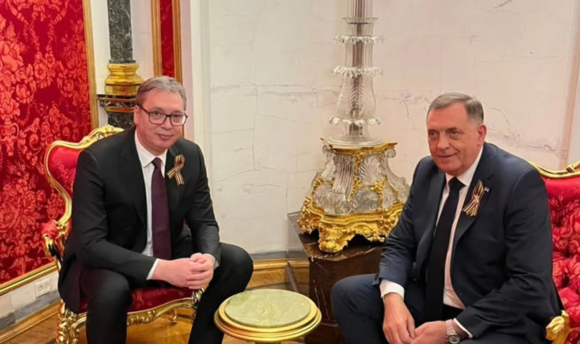 Sastanak Dodika i Vučića u Moskvi