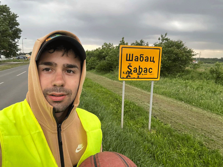 Aleksa nastavlja humanitarni dribling do Beograda (VIDEO)