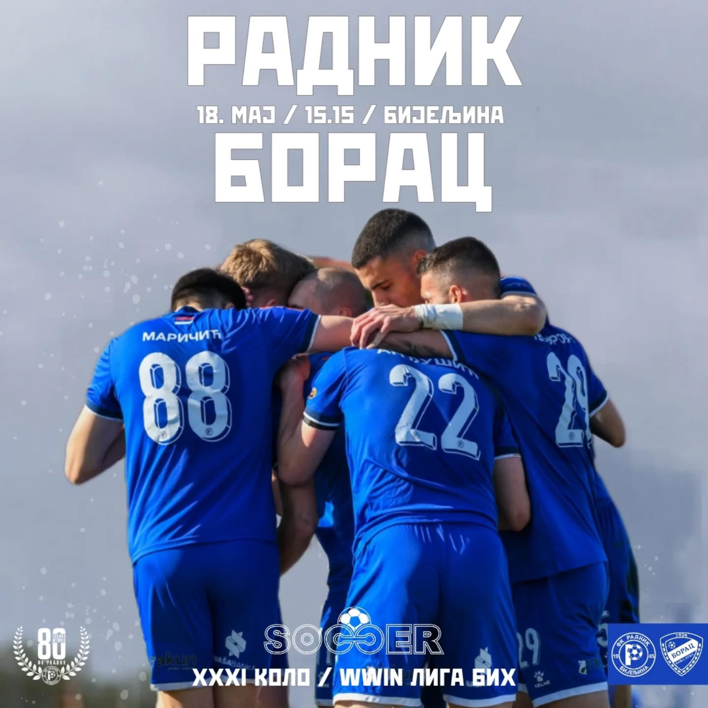 Veliki derbi u Bijeljini: Radnik u nedelju dočekuje Borac