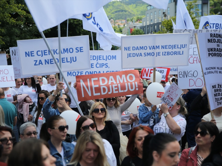 Veliki protest trgovaca u Federaciji BiH: "Ne damo nedjelju"