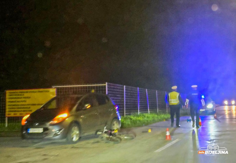 Udes u Bijeljini, pijani bili i biciklista i vozač automobila