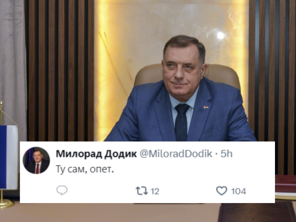 Dodik na Iksu: Tu sam, opet.