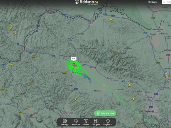 Avion EUFOR-a kružio iznad Prijedora (VIDEO)